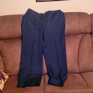 Women's Petite navy blue Dress pants